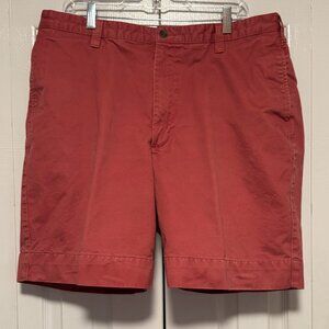 St Johns Bay Retro Chino Shorts Flat Front Size 38